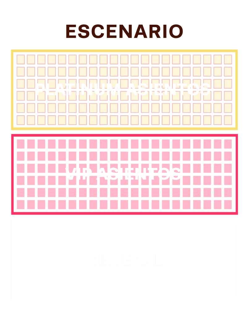 Plano de zonas del recinto (referencial)