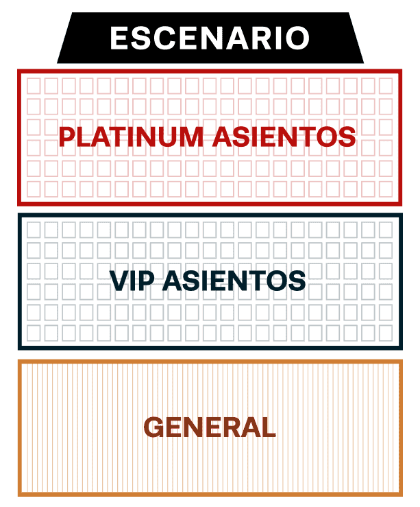 Plano de zonas del recinto (referencial)