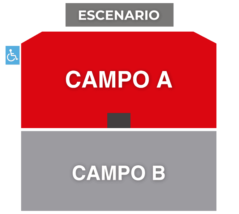 Plano de zonas del recinto (referencial)
