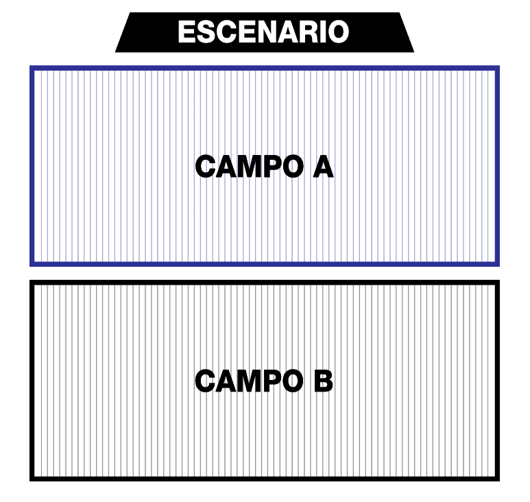 Plano de zonas del recinto (referencial)