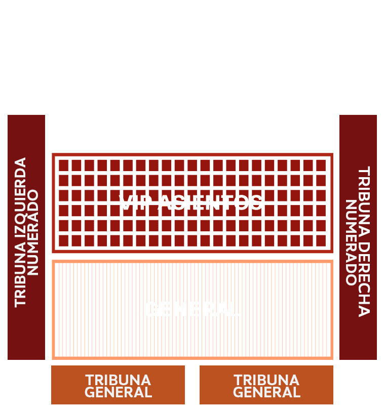Plano de zonas del recinto (referencial)