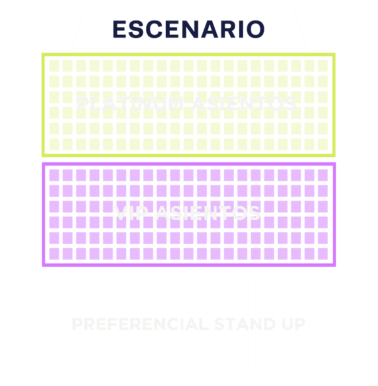Plano de zonas del recinto (referencial)