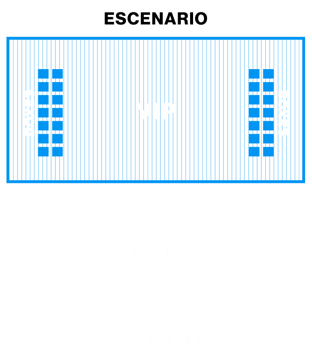 Plano de zonas del recinto (referencial)