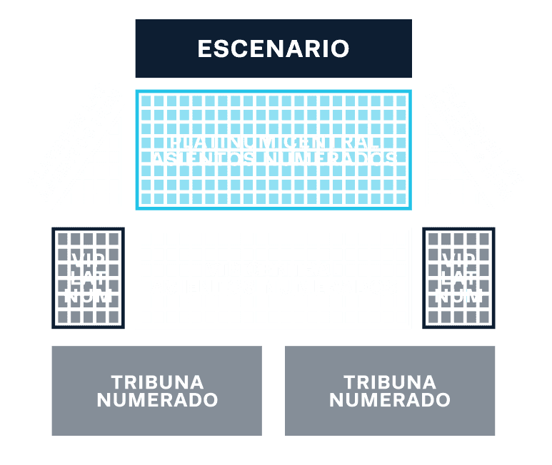 Plano de zonas del recinto (referencial)