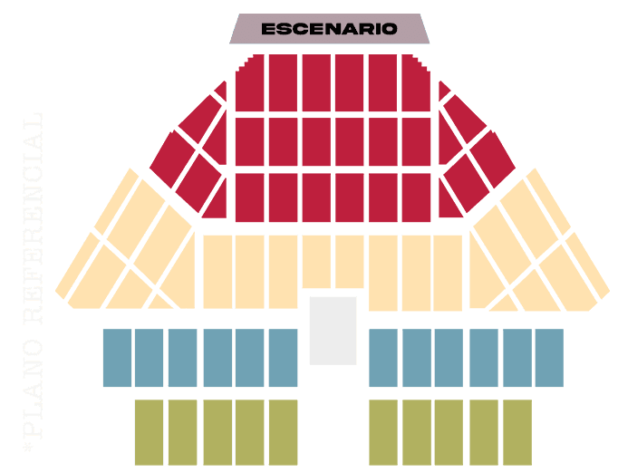 Plano de zonas del recinto (referencial)